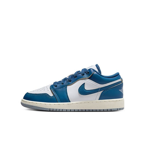 Air Jordan 1 Low AJ1 白蓝 GS 低帮 复古休闲篮球鞋FN9137-141