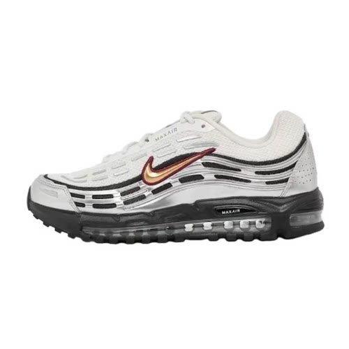 Nike白银色男款低帮生活休闲鞋