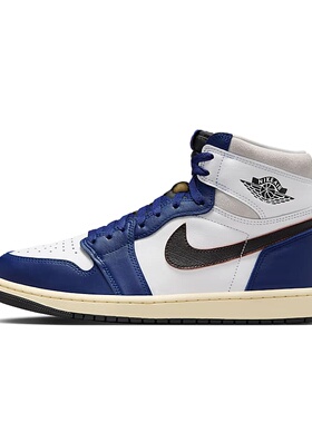 Air Jordan 1 High OG AJ1男子黑蓝运动休闲高帮篮球鞋DZ5485-100