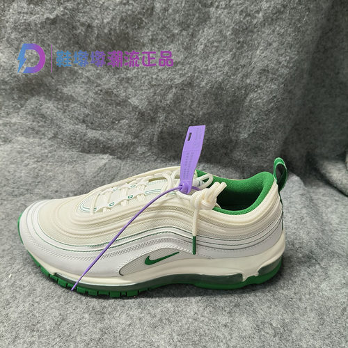 Nike男白绿子弹头休闲跑步鞋