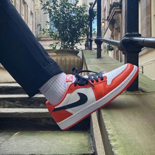 Air Jordan 1 Low AJ1海星橙 白橙小扣碎篮球鞋CZ0775 CZ0790-801