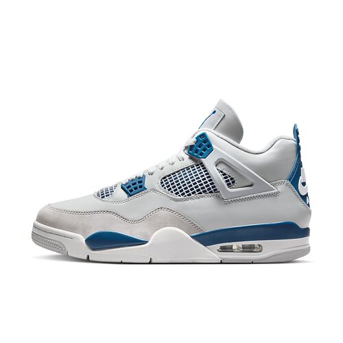 AJ4白蓝中帮复古休闲篮球鞋