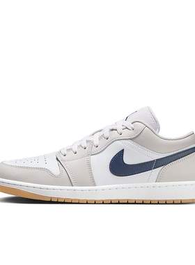 Air Jordan 1 Low AJ1白色男子运动休闲舒适百搭篮球鞋553558-146