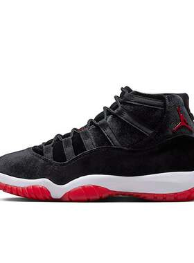 AJ11黑红运动休闲高帮篮球鞋