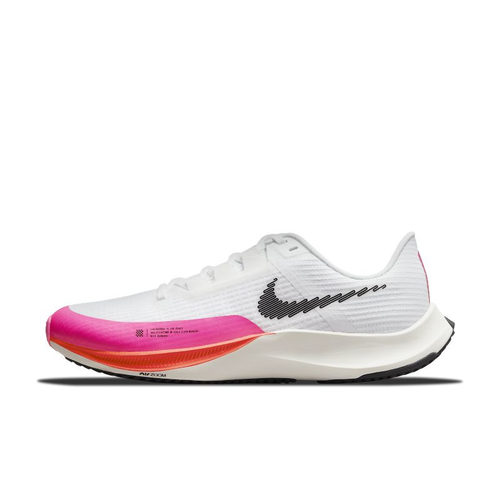 Nike白粉黑男子低帮跑步鞋