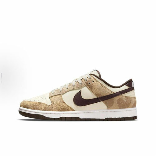 NikeDunkLow米白棕低帮板鞋