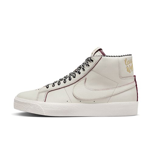 Nike Blazer  Mid 男款 白银色 舒适百搭中帮休闲板鞋 FQ0795-100