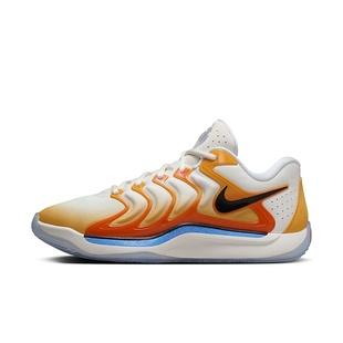 Nike KD 17 EP 杜兰特17代 橙白黑 男低帮运动篮球鞋FJ9488-700