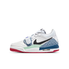 Air Jordan Legacy AJ312 白紫蓝复活节女低帮篮球鞋DV9127-101