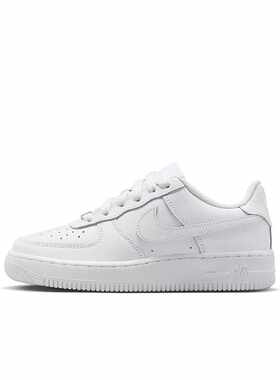 Nike纯白色GS休闲板鞋