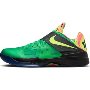 Nike KD 4 黑绿色 男款 低帮休闲潮流运动篮球鞋FN6247-300