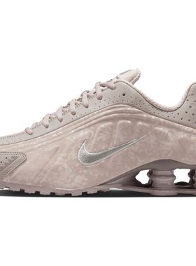 Nike Shox R4 灰色 女款 低帮 休闲运动跑步鞋HV0934-001