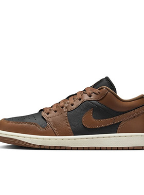 Air Jordan 1 AJ1棕色女子运动休闲复古潮流低帮篮球鞋DC0774-021