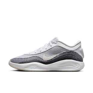 Nike 男子运动休闲复古舒适百搭潮流低帮篮球鞋 FJ7808 100 灰白色