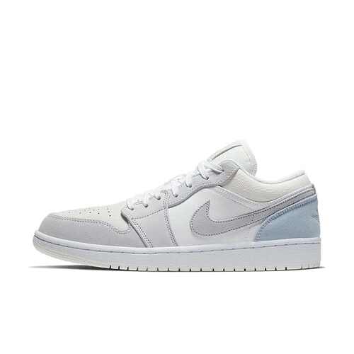 Air Jordan 1 AJ1 白蓝灰 男款 低帮 休闲运动板鞋CV3043-100