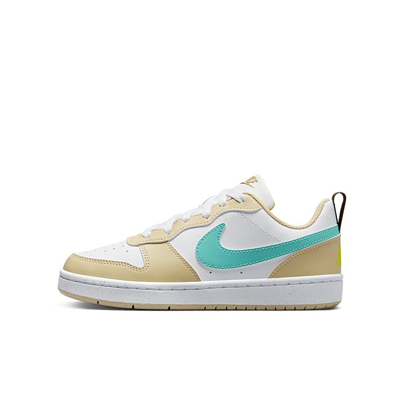 NikeCourtBorough黄白色板鞋