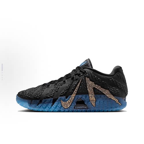 Nike黑蓝色男款运动篮球鞋