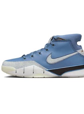 Nike蓝色男款高帮潮流篮球鞋