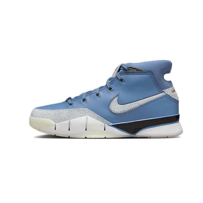 Nike蓝色男款高帮潮流篮球鞋