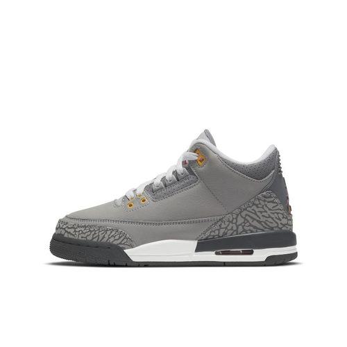 Air Jordan 3 AJ3酷灰 水泥灰 小恐惧 女篮球鞋CT8532 398614-012