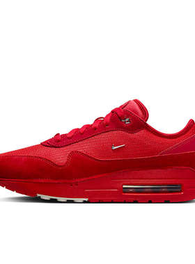 Nike Air Max 1 红色 女子运动休闲复古舒适低帮跑步鞋HM6690-600