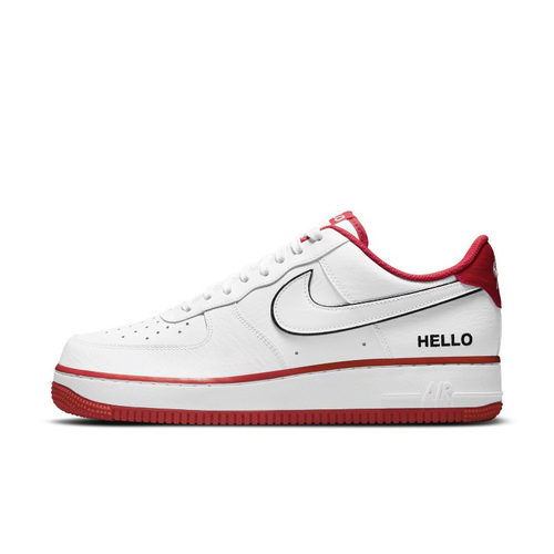 NikeAirForce1AF1黑白红板鞋