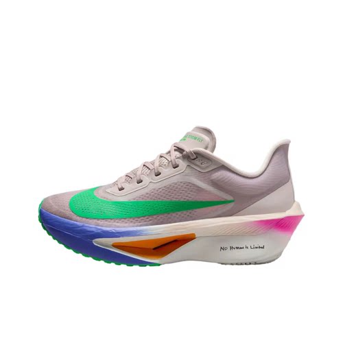 Nike浅紫绿女款马拉松跑步鞋