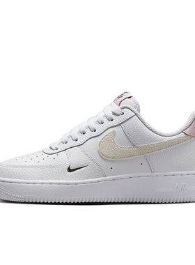 NikeAF1女款白粉休闲低帮板鞋