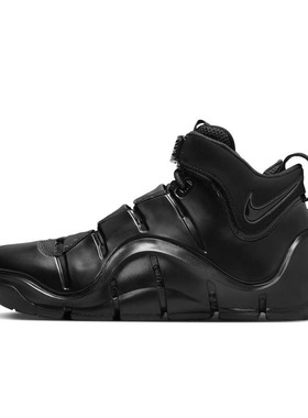 Nike LeBron 4 詹姆斯4 黑色 高帮运动复古休闲篮球鞋 FJ1597-001