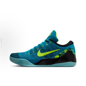 Nike Kobe 9 Elite Low Protro蓝色 男低帮运动足球鞋IO3673-400