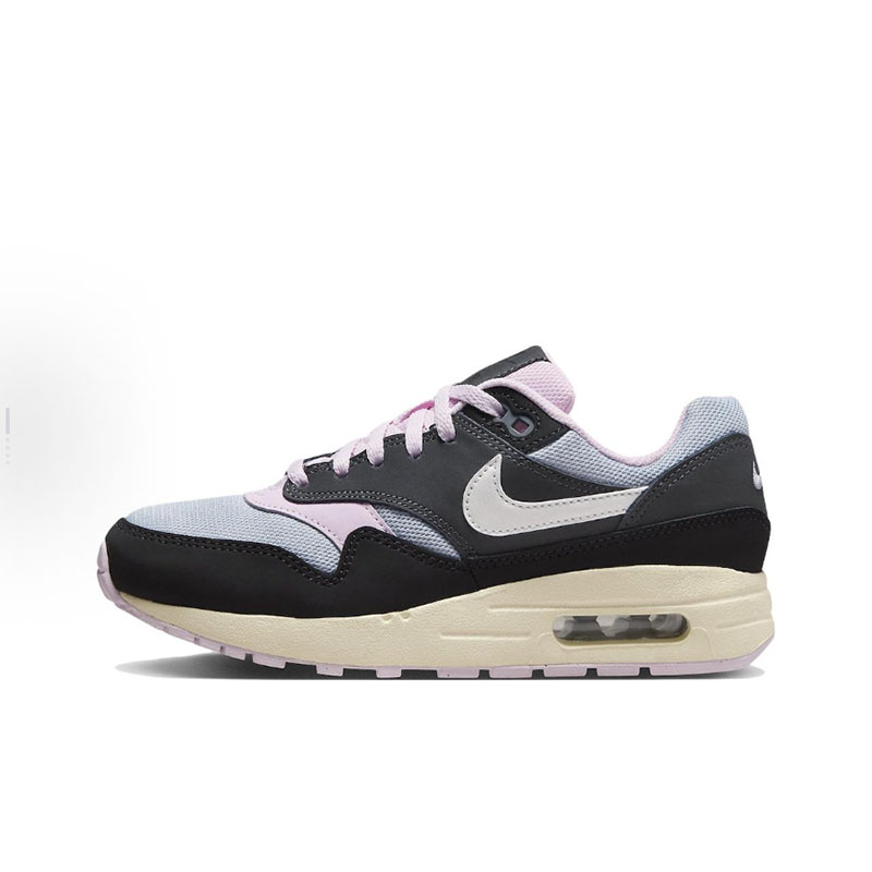Nike Air Max 1 粉黑  GS 运动复古舒适百搭低帮休闲鞋DZ3307-004