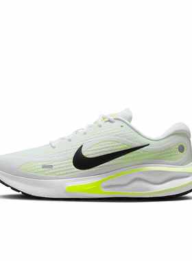 Nike白绿色男款低帮休闲跑步鞋