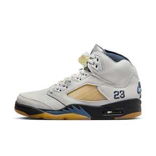 Air Jordan 5 AJ5 联名 白色 女款 高帮潮流复古篮球鞋FZ5758-004