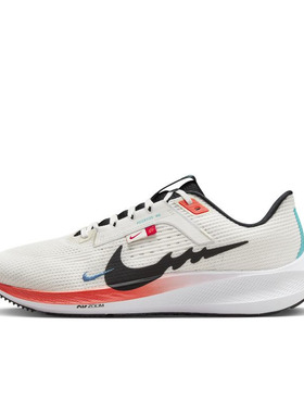 Nike Air Zoom Pegasus 40 白红黑 龙年限定低帮跑步鞋FZ5055-101