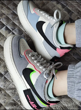 Nike Air Force 1 AF1空军一号 马卡龙解构 女板鞋CU8591-101-104