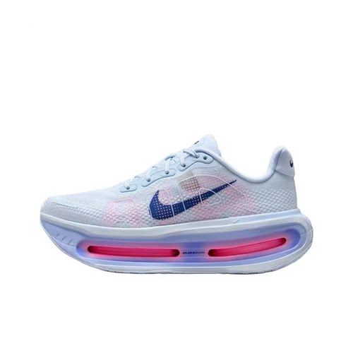 Nike女款蓝粉色运动跑步鞋