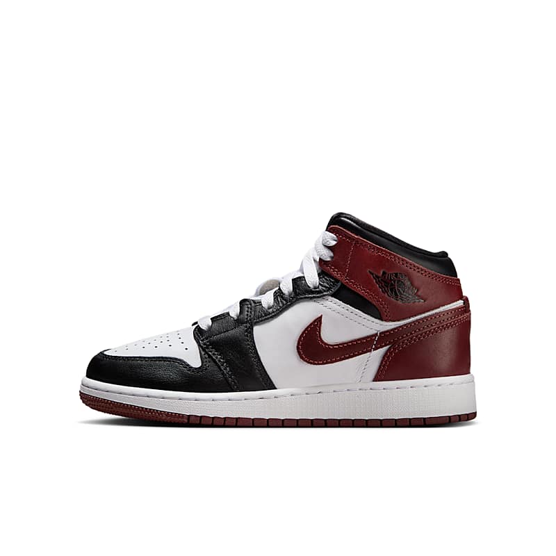 AJ1红黑白GS大童高帮篮球鞋