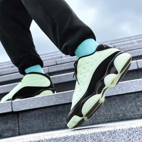 Air Jordan 13 AJ13 男 黑绿 夜光 光棍节 篮球鞋DM0803-300