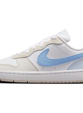 Nike Court Borough 白蓝色 GS大童 低帮休闲板鞋IB4701-141