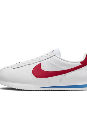 Nike Cortez 白红色 男女同款 低帮 休闲运动跑步鞋FZ1347-100