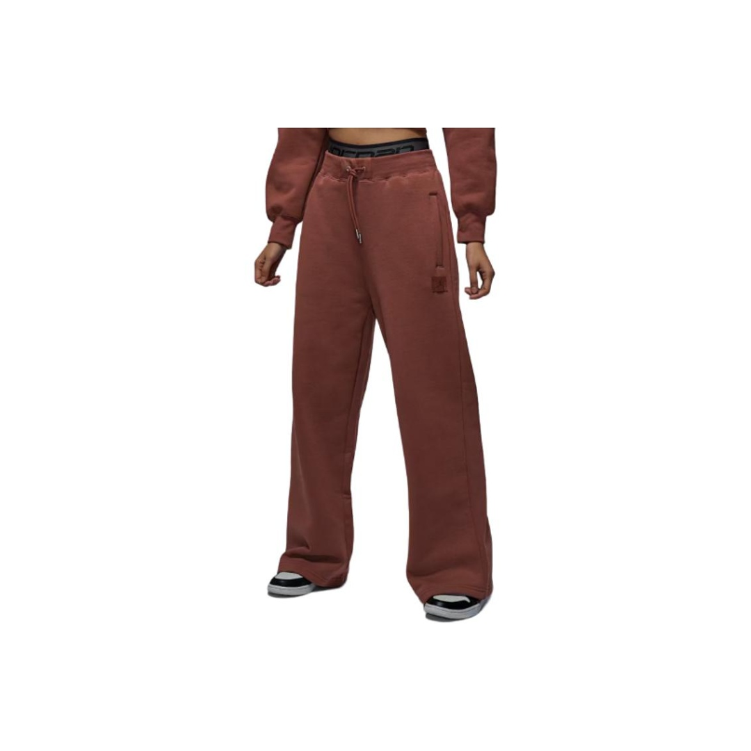 Jordan棕色女款阔腿宽松长裤