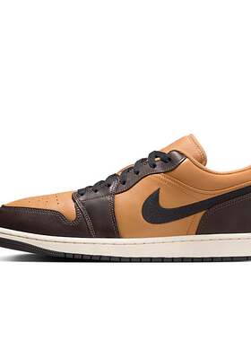 Air Jordan 1 Low AJ1 棕褐色 男款低帮复古休闲篮球鞋HQ3603-201