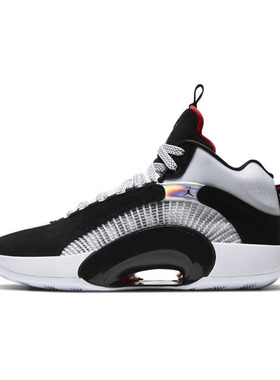 Air Jordan 35 AJ35 男 黑白红首发 高帮缓震篮球鞋CQ4228-001