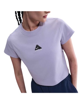 Nike ACG系列 紫色 女款 休闲短袖T恤HM6085-515