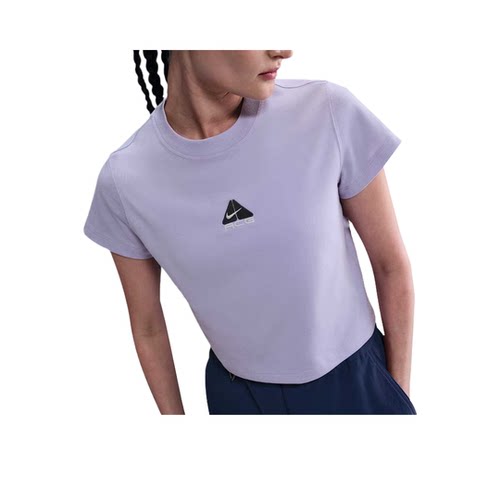 Nike紫色女款休闲短袖T恤