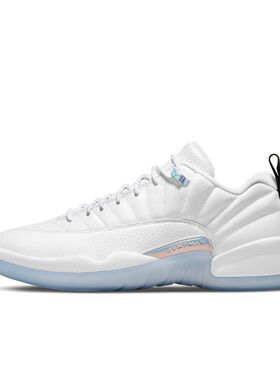 Air Jordan 12 AJ12 男白蓝 复活节彩蛋 低帮篮球鞋DB0733-190