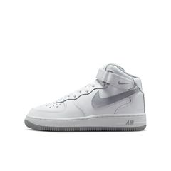 Nike Air Force 1 Mid LE AF1 白色GS中帮休闲运动板鞋DH2933-101