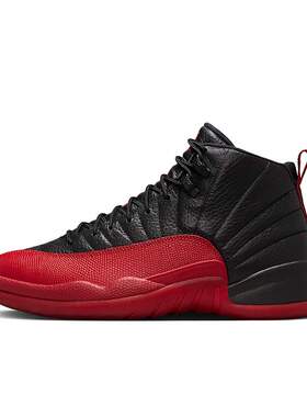 Air Jordan 12 Retro 黑红色 男子 运动休闲舒适篮球鞋CT8013-002