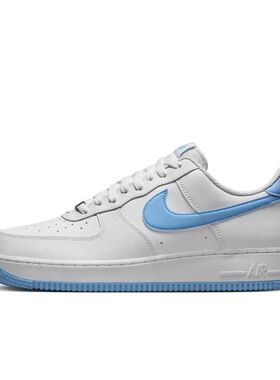 Nike Air Force 1 AF1 耐克男子白蓝低帮运动休闲板鞋FQ4296-100