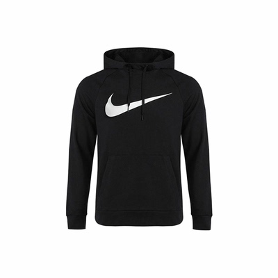 NikeDri-fit黑色连帽套头卫衣
